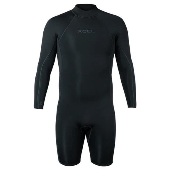 XCEL Men's Black 2MM Axis Long Sleeve Spring Wetsuit Size L - Picture 1 of 8